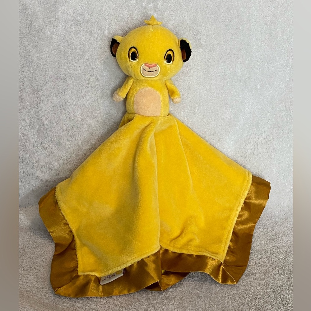 Itty Bittys Lion King Simba Lovey Security Baby Blanket Plush Disney Hallmark